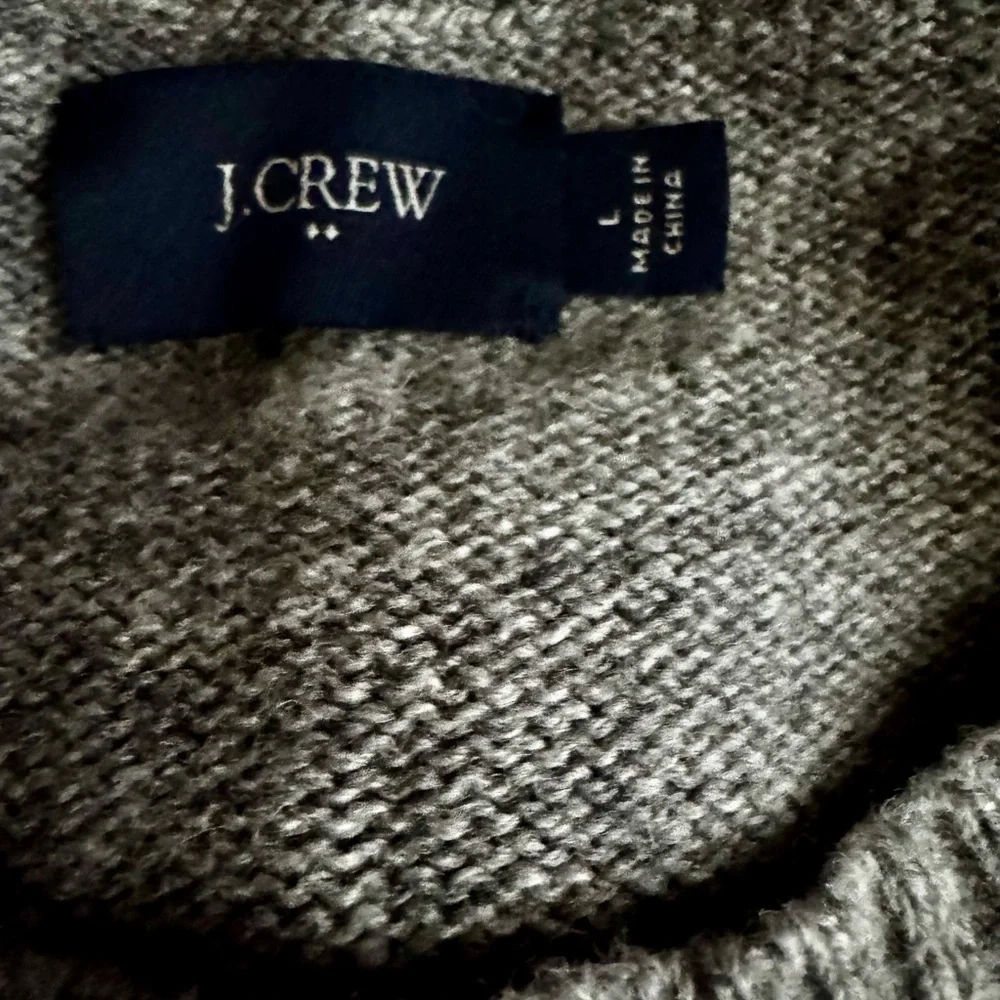 J. Crew Men's Gray and Brown Sweater Set - Picture 2 of 3
